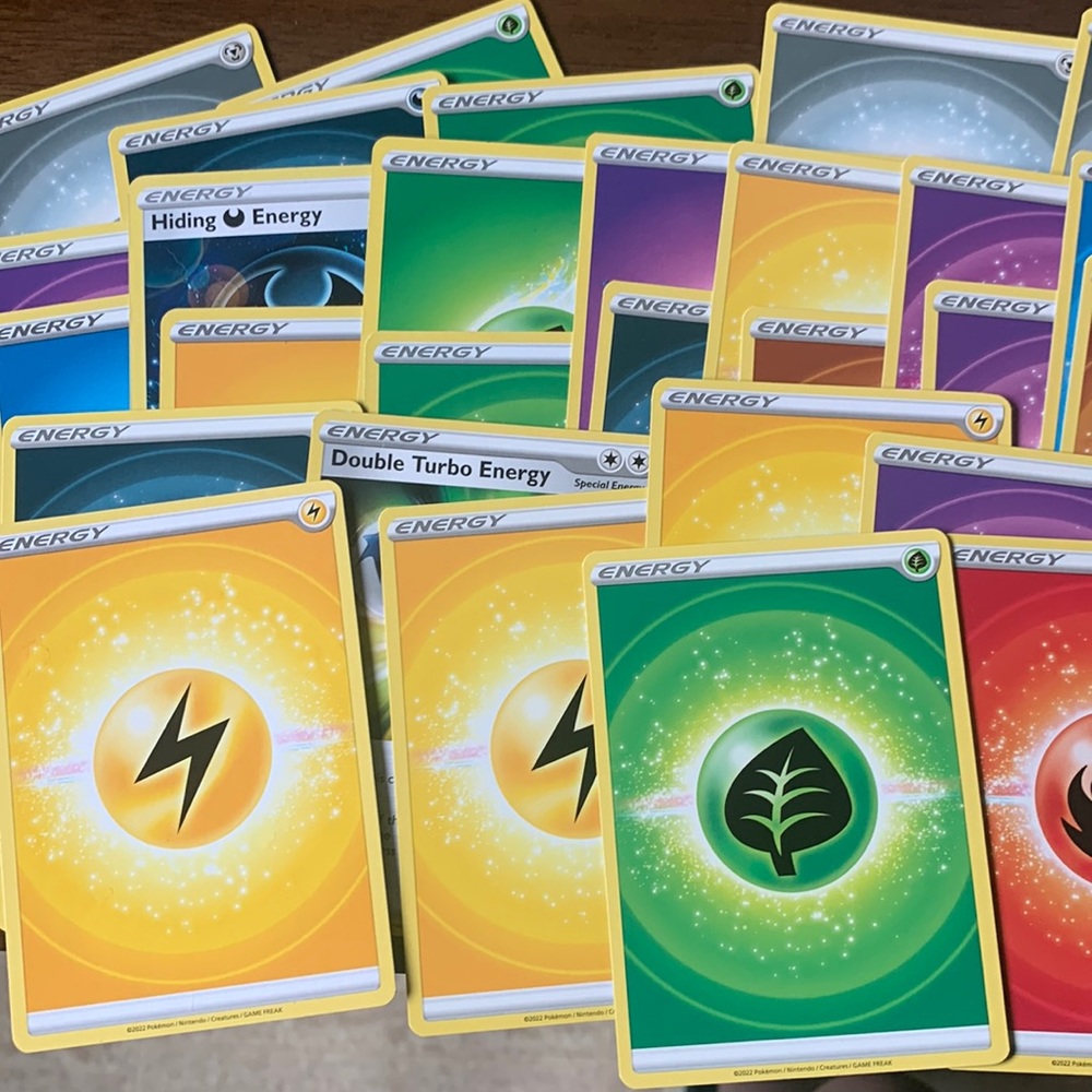 Pokémon energy cards